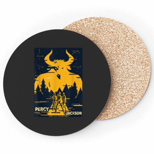 disneyss Percy Jackson Three Heroes Against The Minotaur  Gifts Coasters