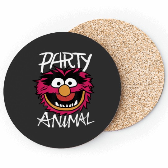 disneys The Muppets Party Animal Vintage Drummer Logo Poster  gifts Coasters