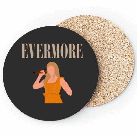 taylorswift evermore eras tour art Coasters