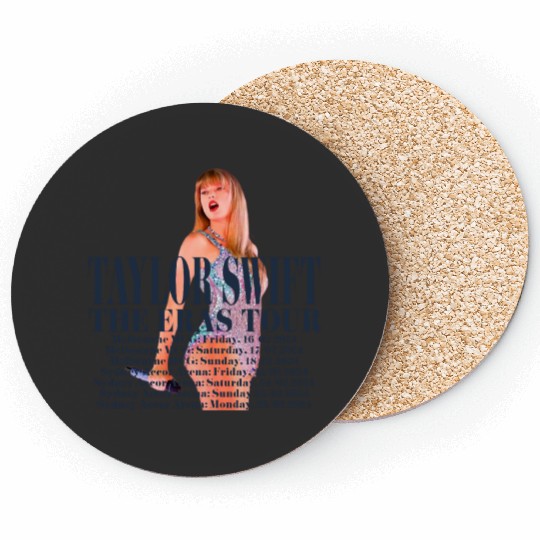 Eras tour Australia Fitted Scoop Coasters