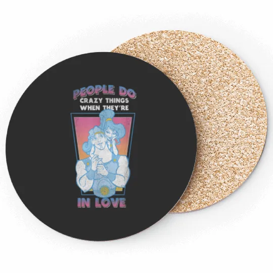 disneys Hercules Valentine's Day Vintage Megara In Love  gifts Coasters