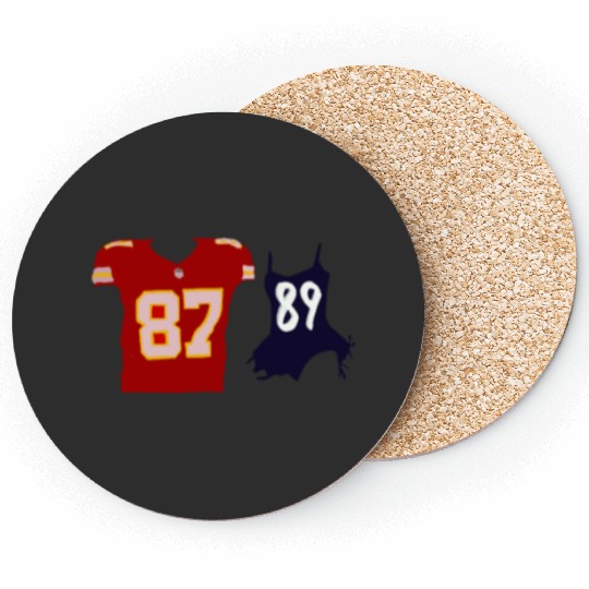 I’ll be 87 you’ll be 89 Taylorr swift Travis kelce (3) Coasters