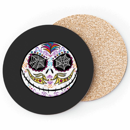 disneys The Nightmare Before Christmas Jack Sugar Skull Coasters