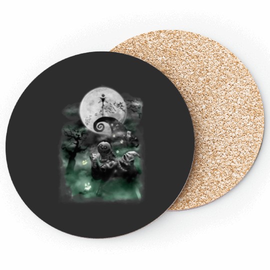 disneys The Nightmare Before Christmas Haunted Scene Coasters