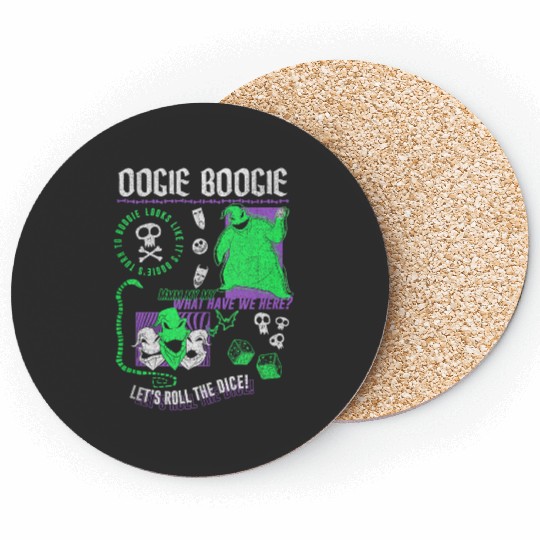 disneys The Nightmare Before Christmas Oogie Boogie Poster Coasters