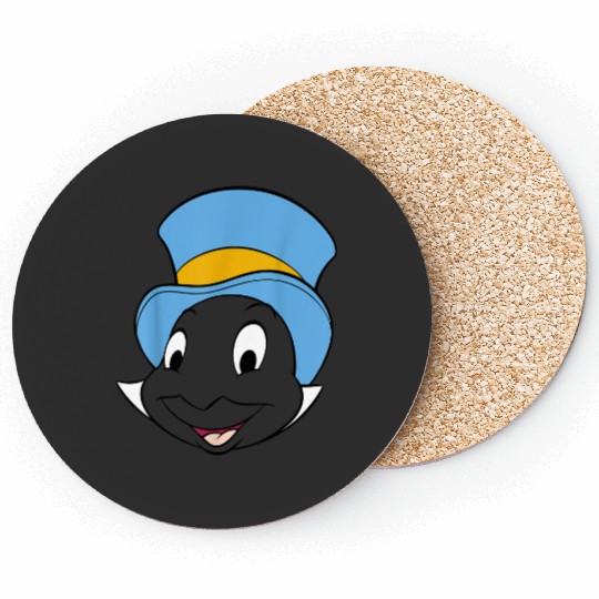 disneys Pinocchio Jiminy Cricket Big Face Coasters