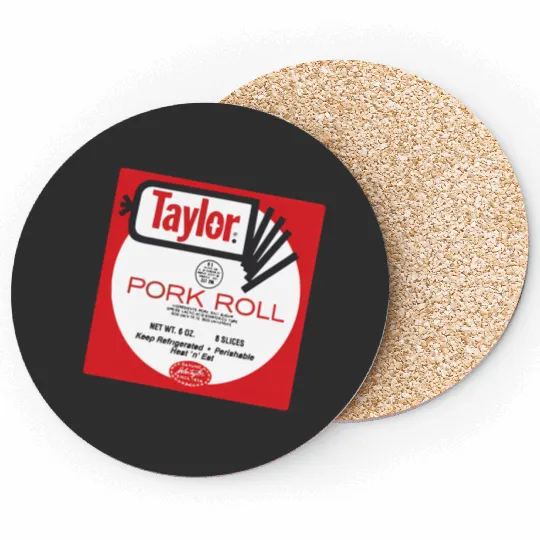 Discover Baesic Taylor Brand Pork Roll Coasters