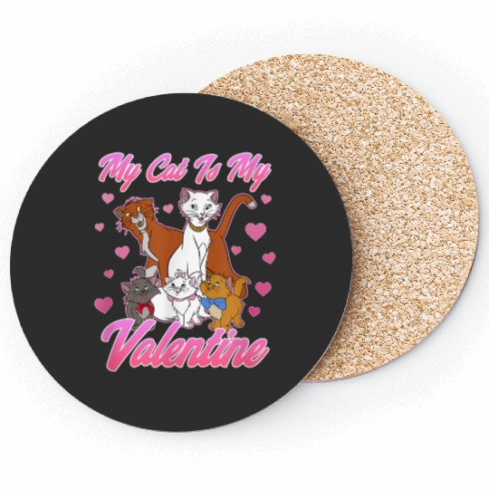 Disney Aristocats Valentines Day My Cat Is My Va Coasters
