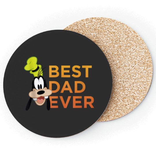 Disney Mickey And Friends Fathers Day Goofy Best Dad Ever Coasters