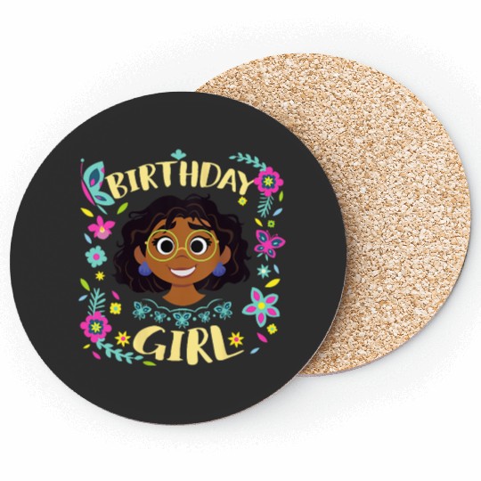 disneys Encanto Mirabel Birthday Girl Poster Coasters