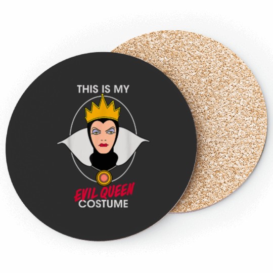 Disney Villains This is My Evil Queen Costume Ha Coasters