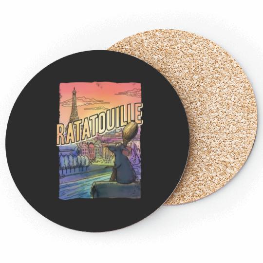 Disney  Ratatouille Remi Mouse Little Chef Retro , Disneyland Vacation Unisex  Family Birthday Gift Adult Kid Toddler Tee Coasters