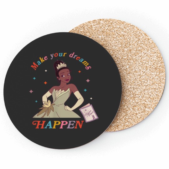 Disney Princess and the Frog Tiana Make Your Dre Coasters