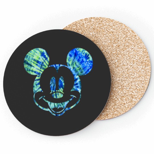 Discover disneys mickeys Mouse Green Tie Dye Coasters