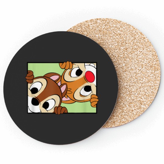 disneys Chip 'n' Dale Rescue Rangers Cute Frame Portrait Coasters