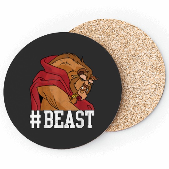 Disney Beauty and the Beast BEAST Big Face Portr Coasters