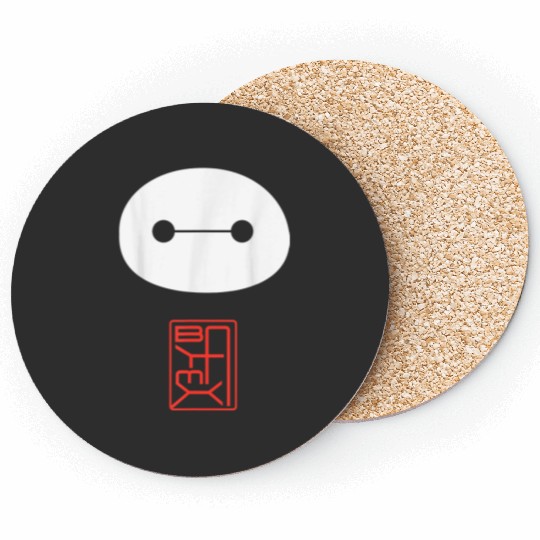 Disney Big Hero 6 Baymax Face Kanji Poster Coasters