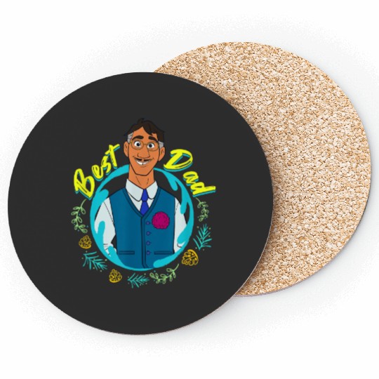 Disney Encanto Agustin Madrigal Best Dad Portrai Coasters