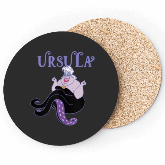disneys The Little Mermaid Ursula Vintage Villain Portrait Coasters