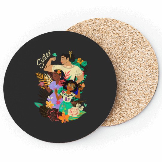 Disney Encanto Sister Goals Mirabel Luisa Isabel Coasters