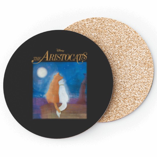 Disney The Aristocats Duchess Thomas Night Sky Portrait Coasters