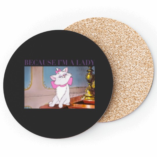 Disney The Aristocats Marie Because Im A Lady Portrait 6312 Coasters