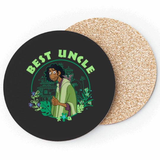 Disneys Encanto Bruno Best Uncle Poster Coasters
