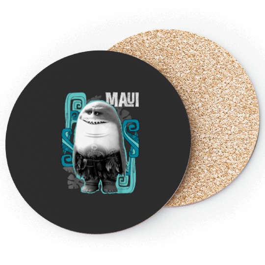 Disney Moana Maui Half Shark Coasters