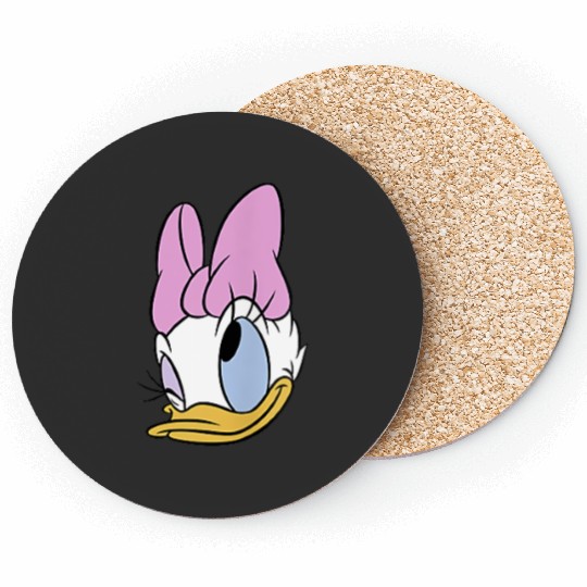 Disney Mickey And Friends Daisy Duck Face Small Pocket Logo gifts  Coasters