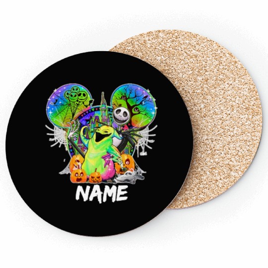 Disney Oogie Boogie Bash 2022 Coasters, Disney Halloween party Coasters