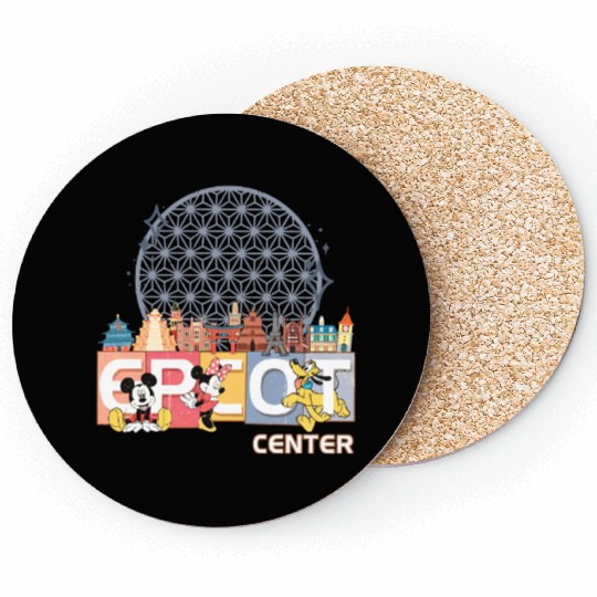 Vintage Epcot Coasters, Disney Epcot Coasters, Epcot Center Coasters