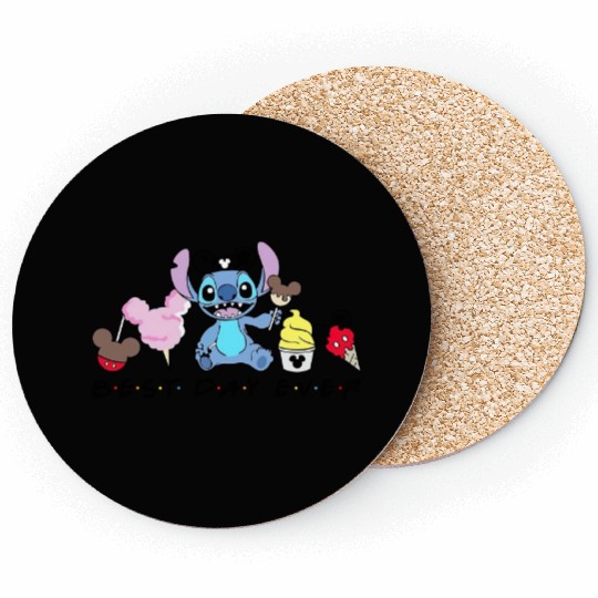 Best Day Ever Coasters, Stitch Coasters, Snacks Coasters, Food Coasters, Disney Gift Coasters