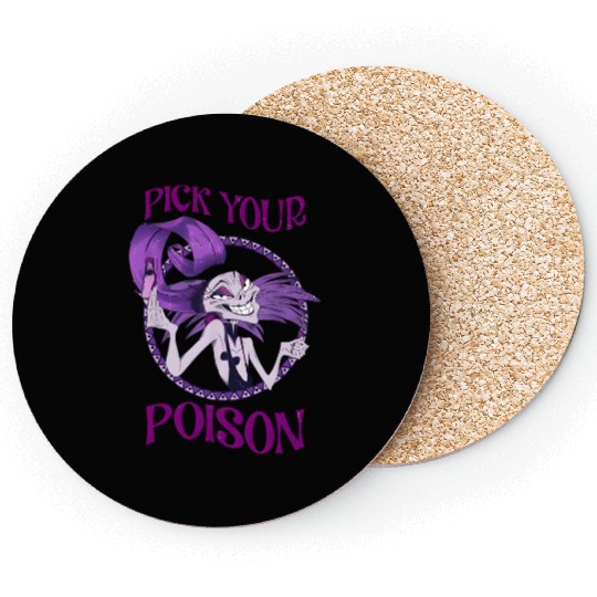 Retro Yzma Pick Your Poison Coasters / The Emperor's New Groove Disney Villains Coasters