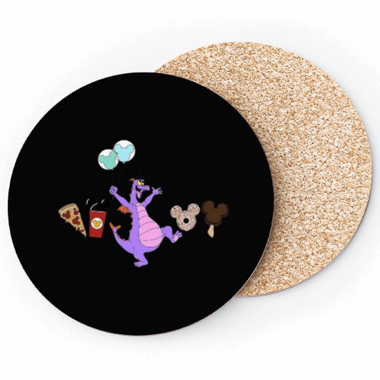 Figment Disney Snacks Coasters, Disney Mode Coasters, Disney Snacks Coasters