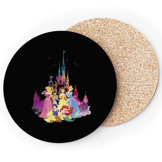 Disney Princess Coasters, Disneyworld Coasters, Disneyland Coasters