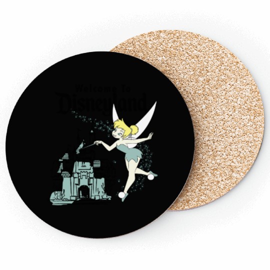 Disneyland Coasters, Tinker Bell Coasters, Tinkerbell Coasters