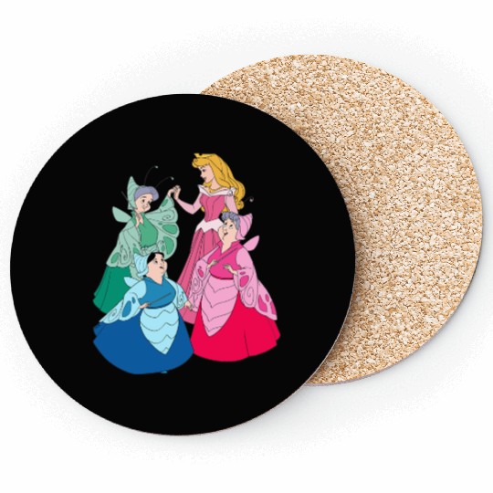 Sleeping Beauty Disney Coasters,Aurora Princess Coasters, Disney Group Coasters