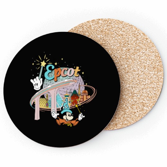 Disney Epcot Coasters, Vintage Epcot 1982 Coasters