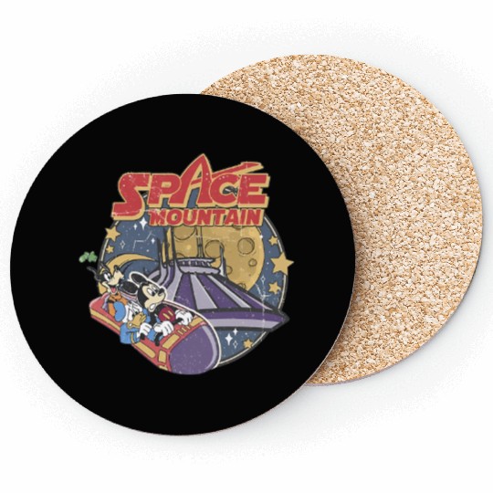 Colors Disney Space Astronauts Coasters, 90's Space Mountain Coasters