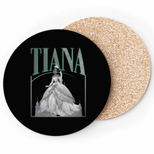 Retro Tiana 90s Coasters, Disney princess Coasters