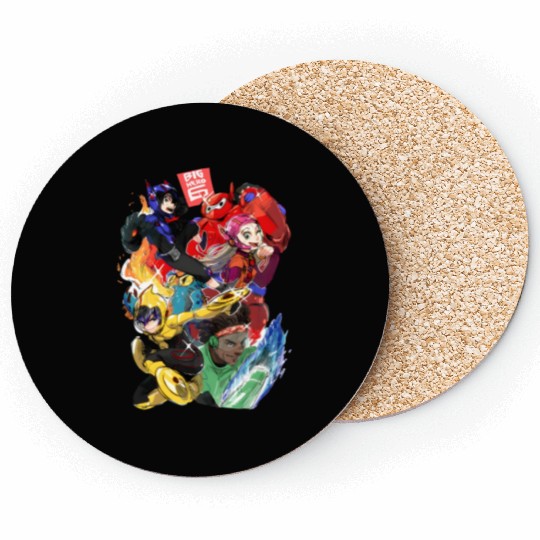 Disney Baymax Coasters, Big Hero 6 Coasters, Super Hero Coasters