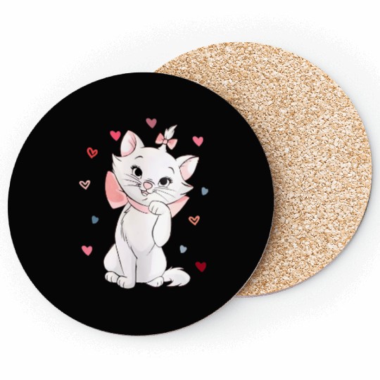 Retro Marie Cat Coasters Disney The Aristocats Coasters