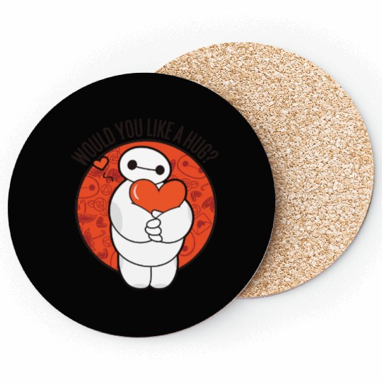 Disney Big Hero 6 Baymax Hug Graphic Coasters