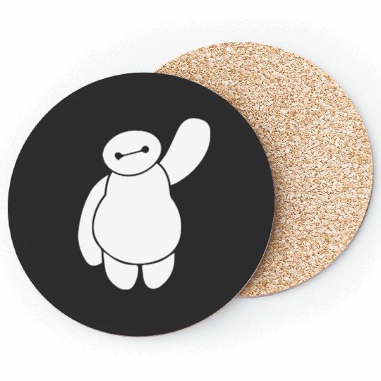 Disney Movie Big Hero 6 Baymax Waving Coasters