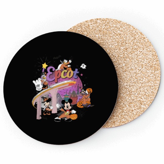 Disney Epcot Halloween  Coasters, Mickey and Friends