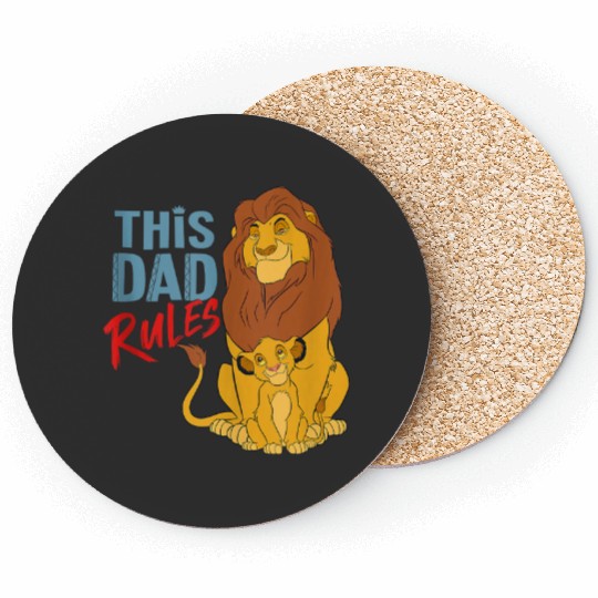 Disney The Lion King Simba and Mufasa This Dad R Coasters