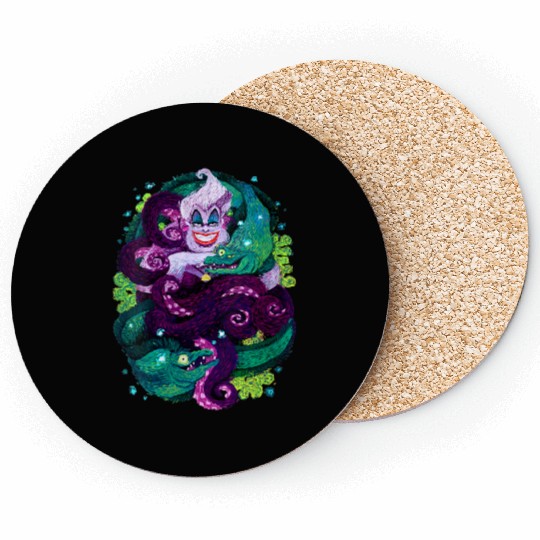 Disney The Little Mermaid Ursula Sea Witch Paint Coasters