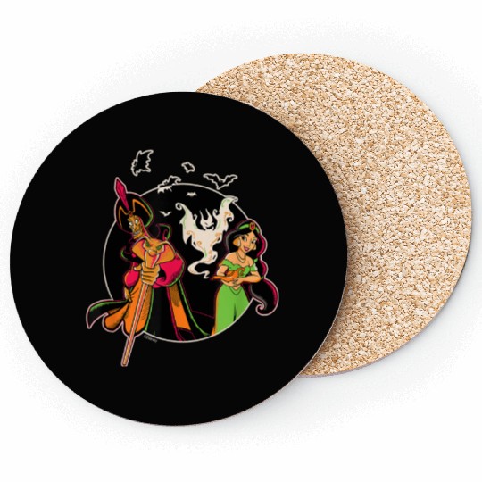 Disney Princess Jasmine and Jafar Aladdin Hallow Coasters