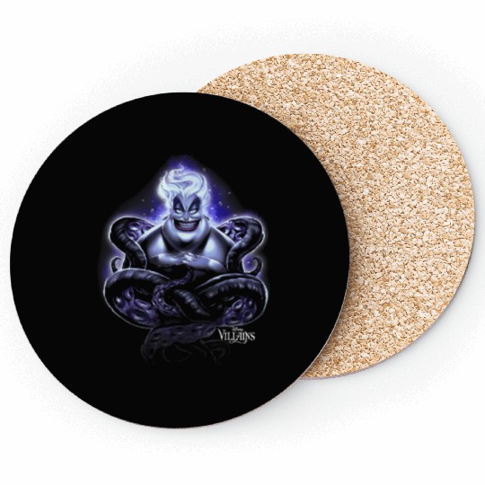 Disney Villains Ursula Dark Portrait Coasters