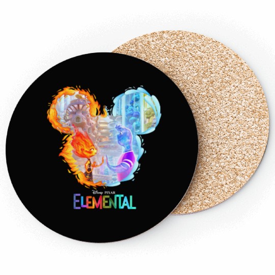 Disney Elemental 2023 Coasters, Disney Pixar Elemental Coasters